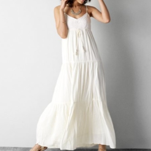 American Eagle Outfitters Dresses & Skirts - NWT American Eagle Crochet Tiered Maxi Dress